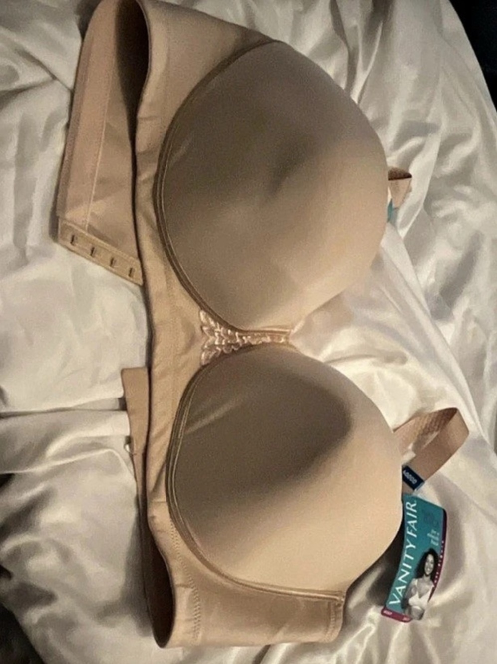 Vanity Fair Beauty Back Smoothing Underwire Bra 71380 NWT Damask Neutral 40DDD